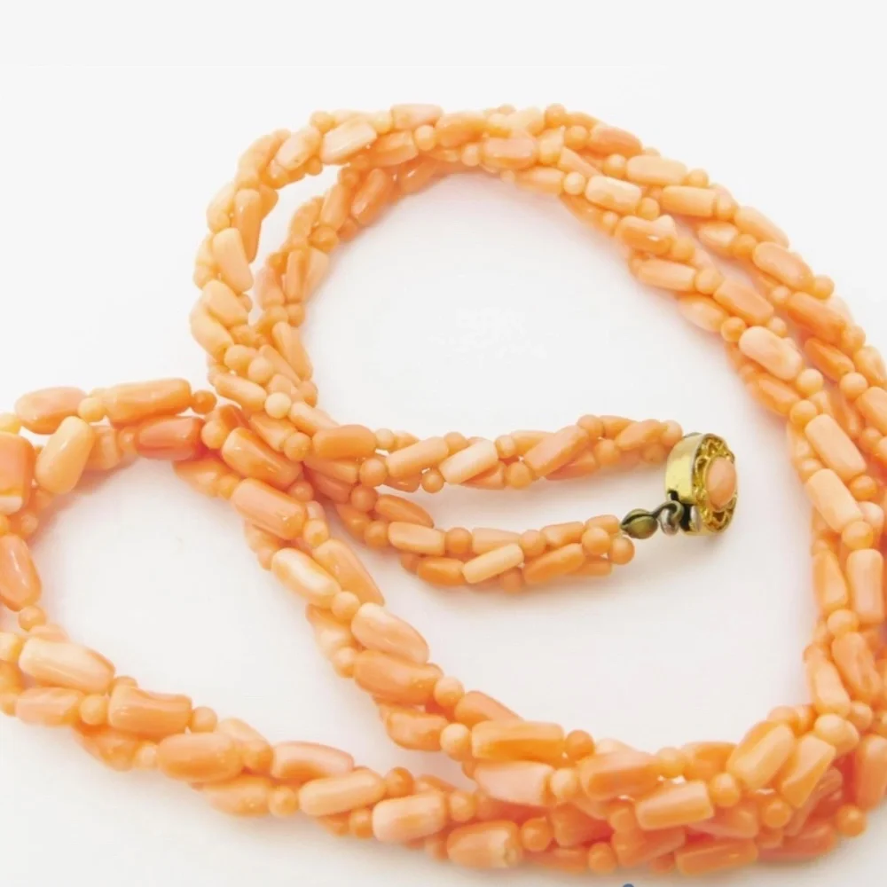 CORAL Vintage Necklaces (Two)